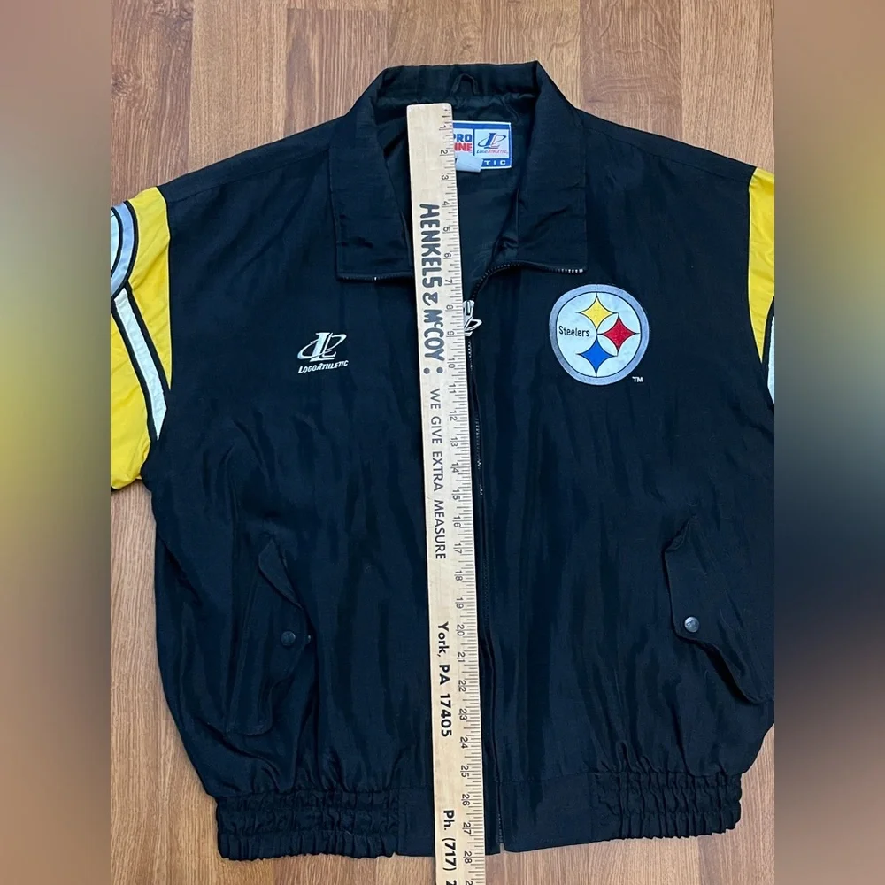 1990s Vintage  Pro Line Mens NFL Pittsburgh Steelers Jacket Large